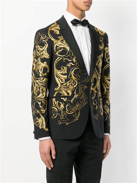 versace orange blazer|versace men's blazer suit.